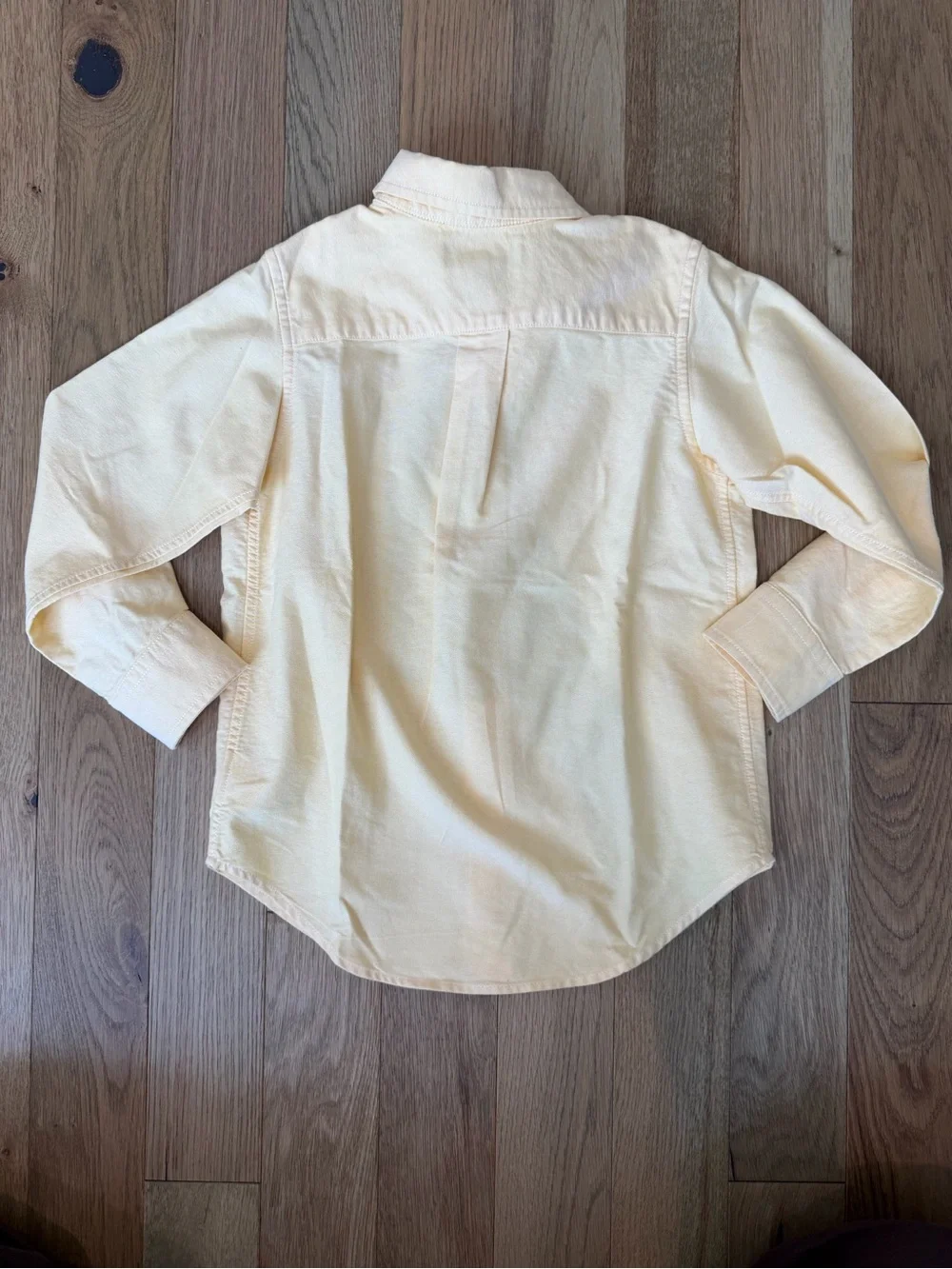 Ralph Lauren Boys' Pale Yellow Button-Down Oxford Shirt